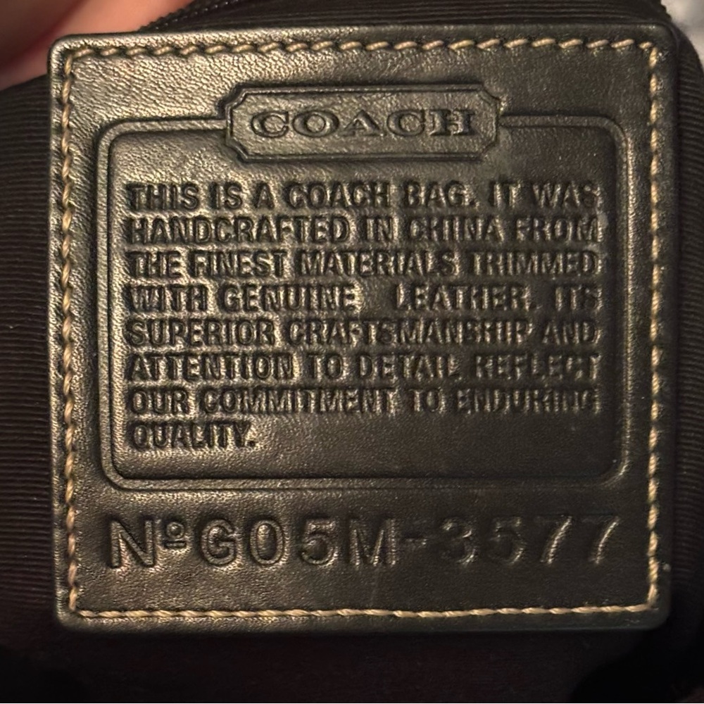 Coach Black Crossbody Bag - Picture 3 of 3